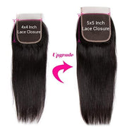 Hair Bundles 12A Yaki Kinky Straight Human Hair 3 Bundles 100% Unprocessed Mongolian Virgin Human Hair Kinky Straight Bundles Yaki Hair Natural Color (12 14 16)