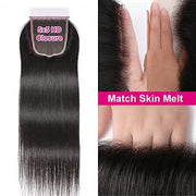 Hair Bundles 12A Yaki Kinky Straight Human Hair 3 Bundles 100% Unprocessed Mongolian Virgin Human Hair Kinky Straight Bundles Yaki Hair Natural Color (12 14 16)