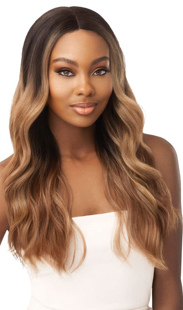 Outre Synthetic I-Part Swiss Lace Front Wig STEVIE (DRFF4/CHAM)