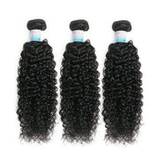EMOL Curly Bundles Human Hair Kinky Curly Human Hair Bundles for Black Women 8 10 12 inch Afro Kinkycurly Bundles Human Hair Weave 3 Bundles Kinky Hair Wefts