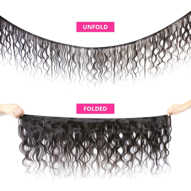 Body Wave Bundles Human Hair 10 10 10 Inch Human Hair Bundle 100% Unprocessed Brazilian Virgin Hair 3 Bundles Human Hair Extensions for Black Women Natural Color
