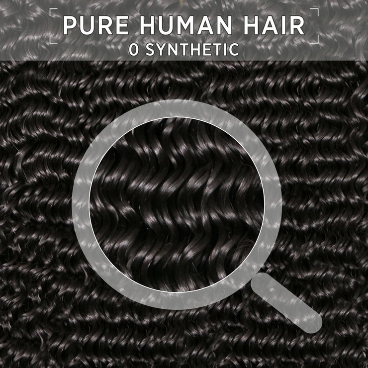 Cece Beauty Curly Bundles Human Hair Kinky Curly Human Hair Bundles for Black Women 8 10 12 inch Afro Kinkycurly Bundles Human Hair Weave 3 Bundles Kinky Hair Wefts
