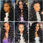 Loose Wave Bundles Human Hair 3 Bunldes 100% Unprocessed Brazilian Virgin Hair Loose Wave Bundles Hair Extensions for Black Women
